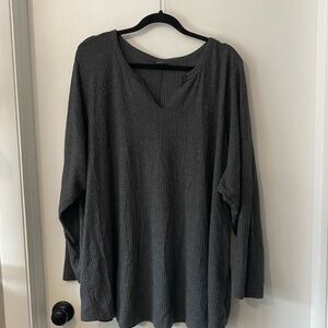 Torrid Long Sleeve Gray Shirt 6X‎